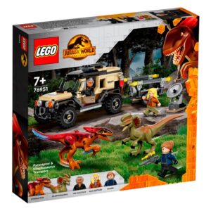 LEGOÂ® Jurassic Worldâ¢ Pyroraptor og Dilophosaurus Transport